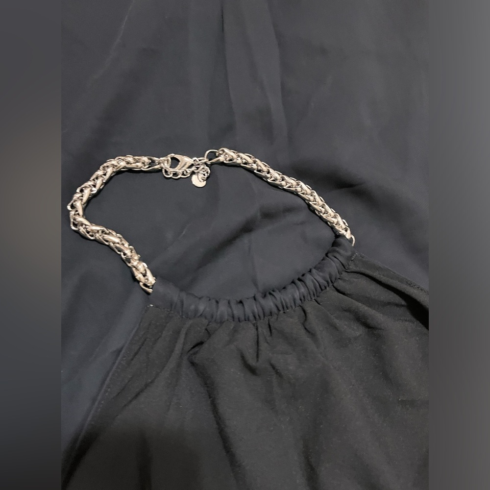 BANANA REPUBLIC CREPE HALTER GOWN - Picture 4 of 9